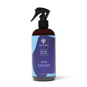 As I Am front bottle view showing label and size, promotes easy identification