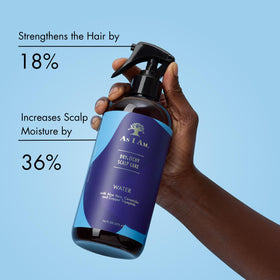 As I Am ingredients display with aloe and ceramides highlighting soothing benefits