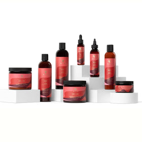 As I Am applied to wet curls demonstrating easy detangling