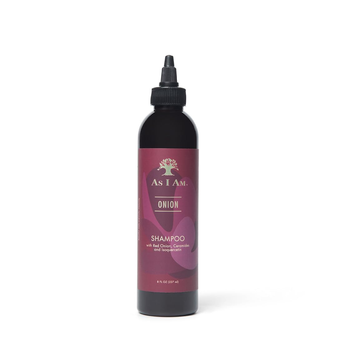 As I Am front bottle view showing product and clear branding benefits