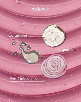 As I Am red onion ingredient close-up highlighting natural extract benefit