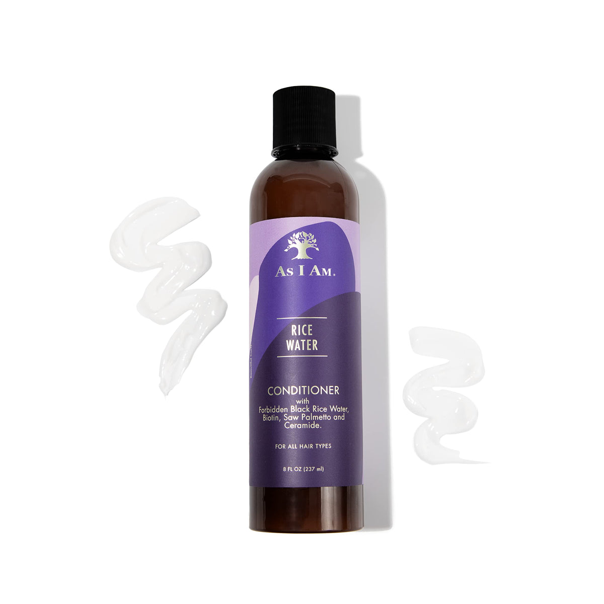 As I Am bottle on bathroom shelf styled in routine setting conveying daily care benefit