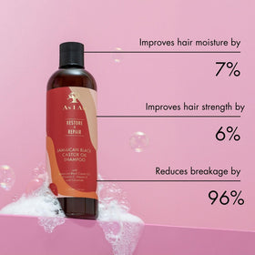 As I Am shampoo pouring into hand for easy detangling benefit