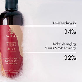 As I Am bottle size comparison showing 355ml scale and convenience