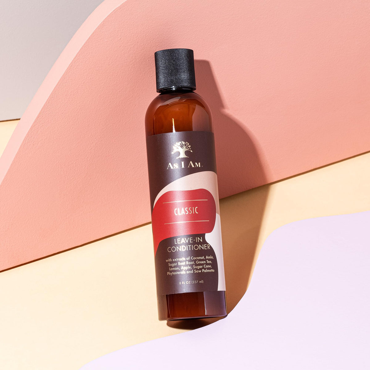 As I Am texture closeup on hand showing creamy lightweight formula that smooths and hydrates