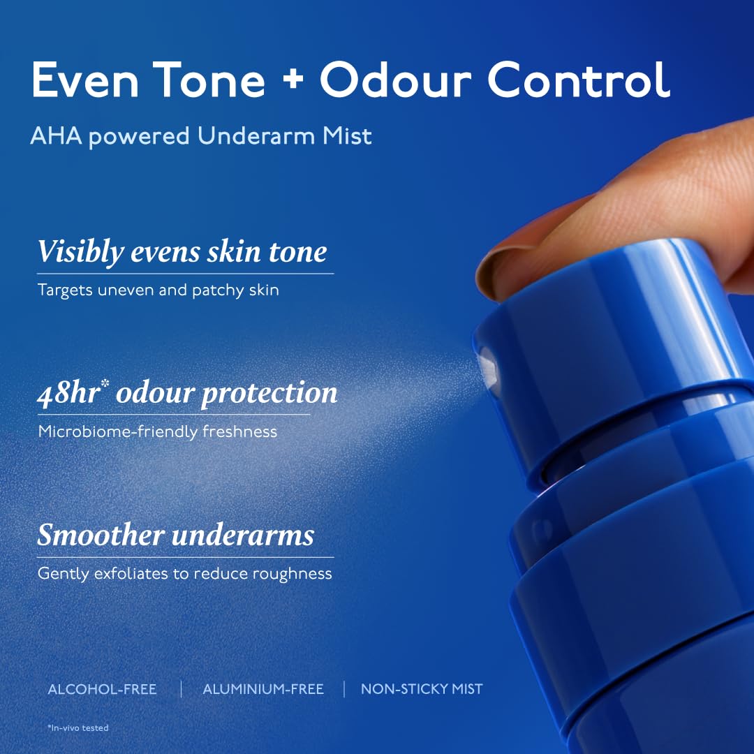 Asaya Even Tone Mist back label with ingredient list and usage details