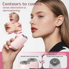 Asbyte facial head close-up showing precision for upper lip and chin