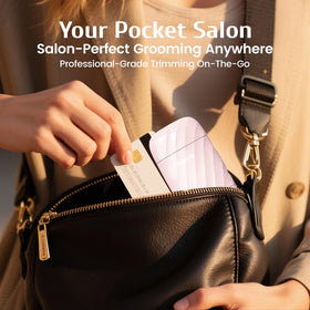 Asbyte on a bathroom counter with accessories showing daily routine ease