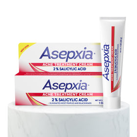 Asepxia front packaging showing tube and product name for quick identification