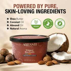 Ashanti Naturals whipped texture close-up showing creamy spreadability benefit