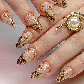 Ashowner close-up of glossy nail surface highlighting scratch-resistant shiny finish