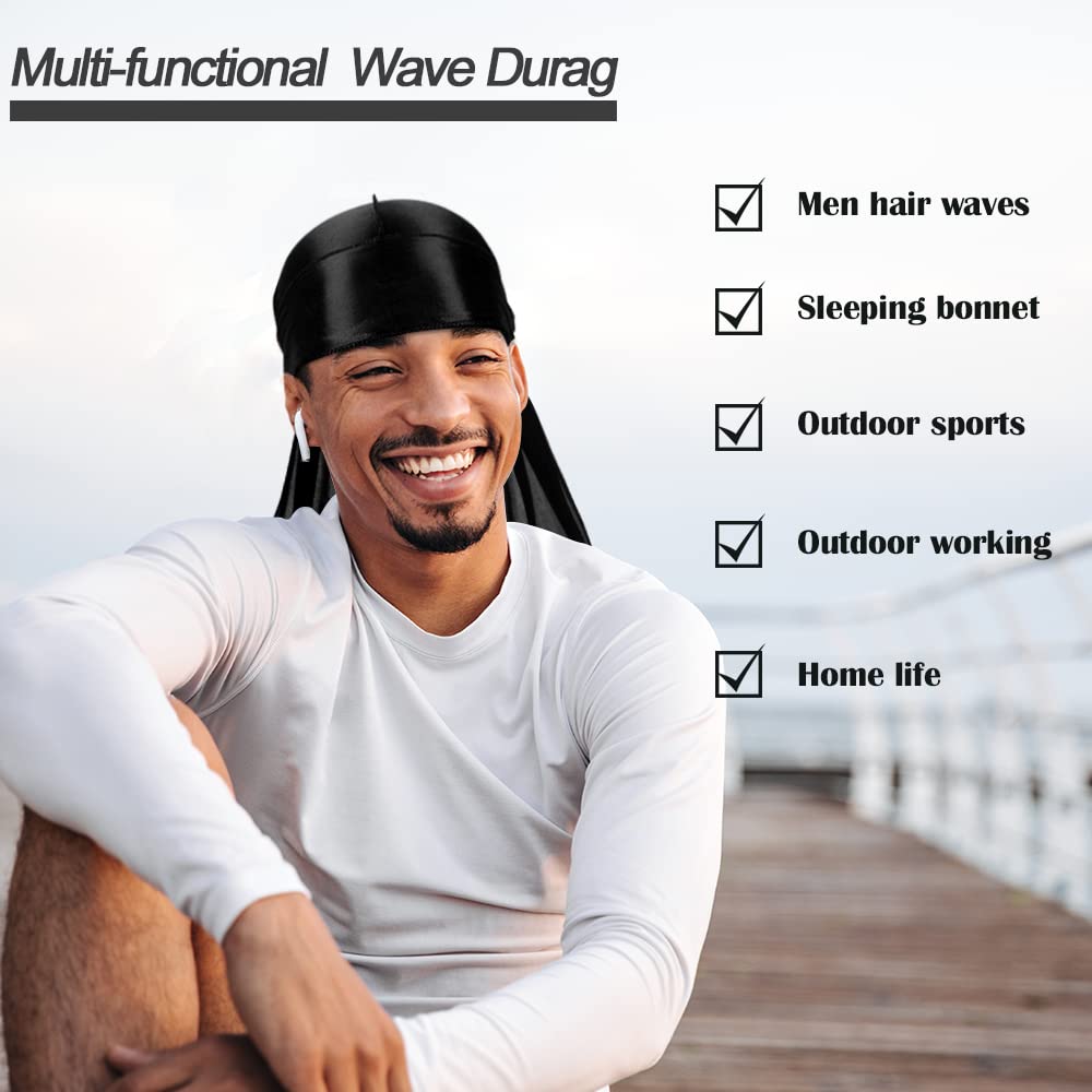 ASKNOTO satin wave cap liner locking in moisture for improved wave hold