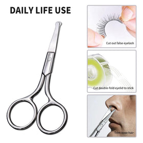 AsonTao scissors trimming eyebrow hair for precise grooming benefit