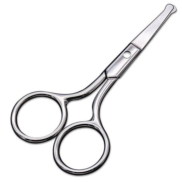 AsonTao front view of small scissors showing compact safe design