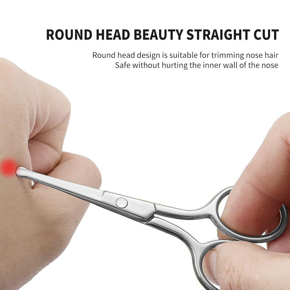 AsonTao scissors held in hand demonstrating portable size and control