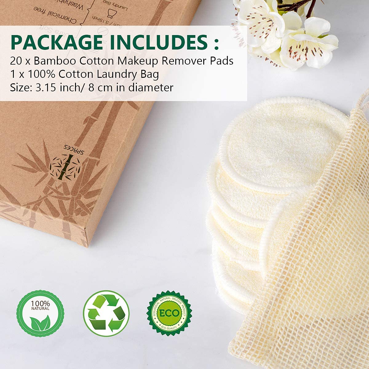 ASPACES close-up of bamboo-cotton texture highlighting softness and gentle cleansing