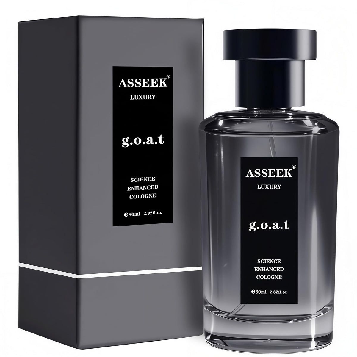 ASSEEK front bottle shot showing sleek design and premium look