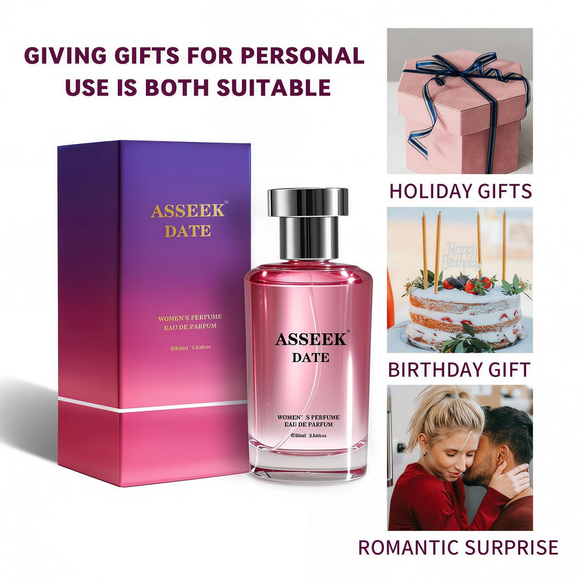 ASSEEK bottle inside purse showing portability and on-the-go touch-up benefit