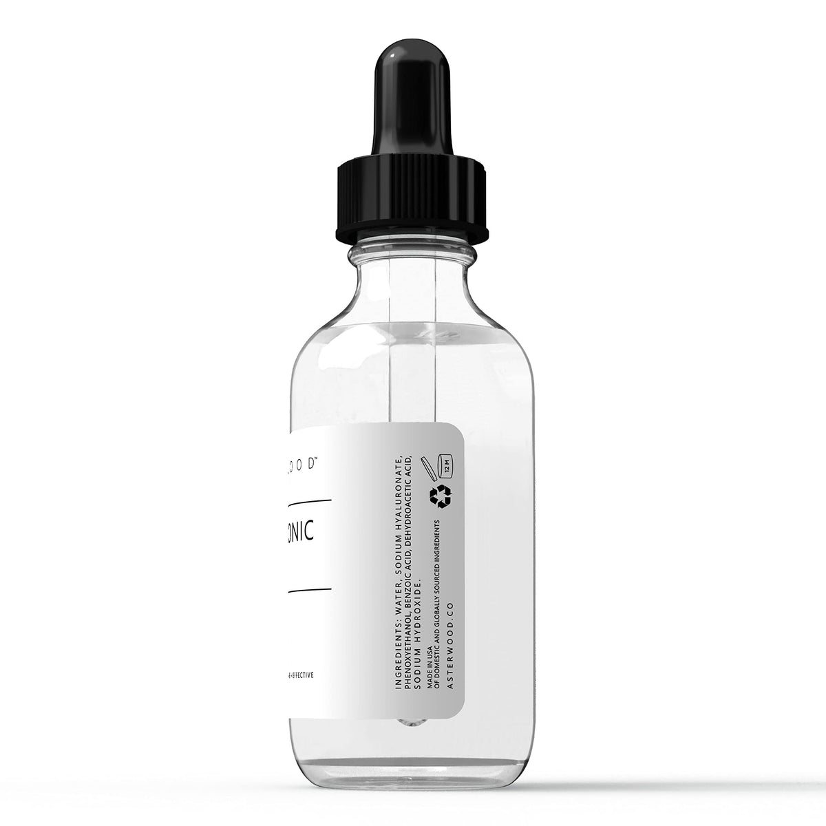 Asterwood 2 fl oz bottle next to common objects for scale benefit: generous size