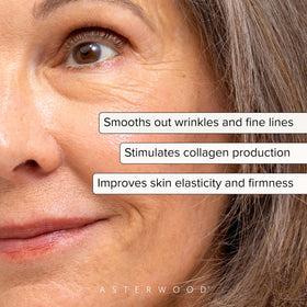 Asterwood dropper dispensing serum highlighting precise application and control