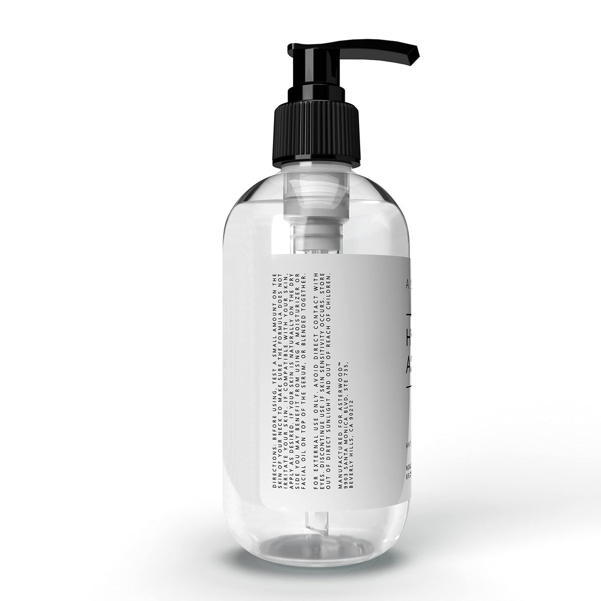 Asterwood before and after skin samples illustrating improved plumpness