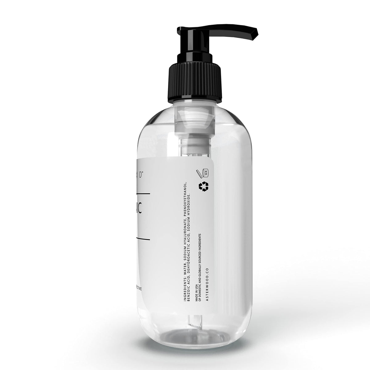 Asterwood bottle on a vanity to suggest daily routine and aesthetic appeal