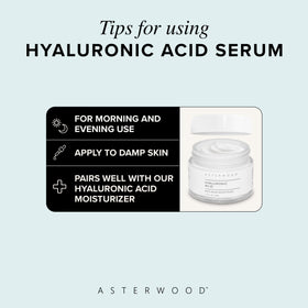 Asterwood being applied to face demonstrating easy layering before moisturizer