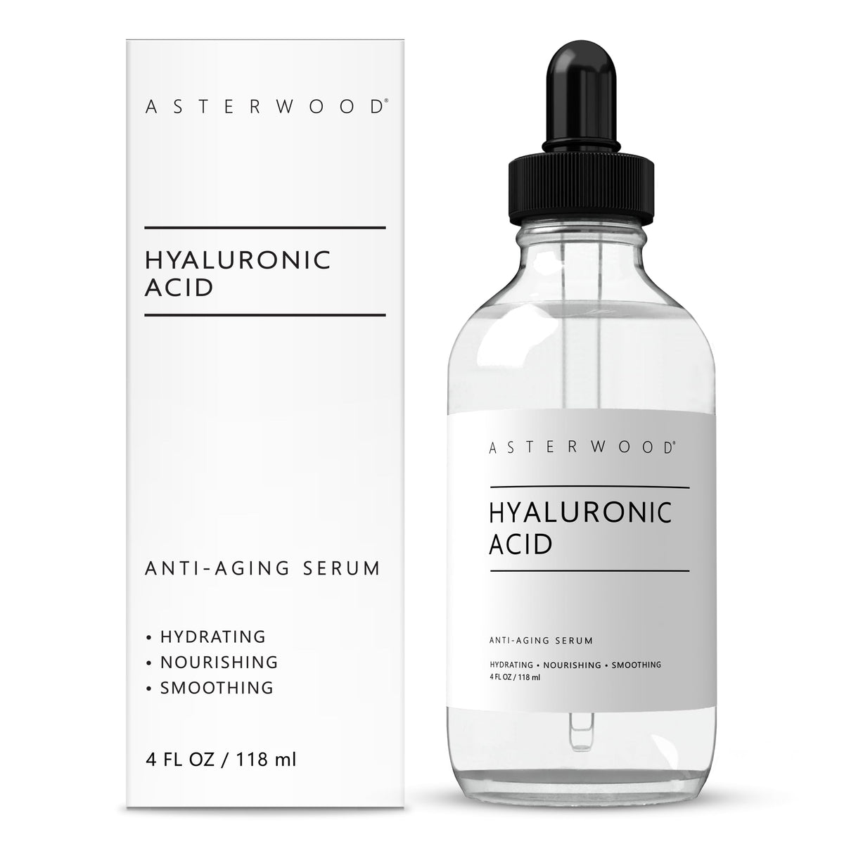 Asterwood front label showing clean branding and key benefits