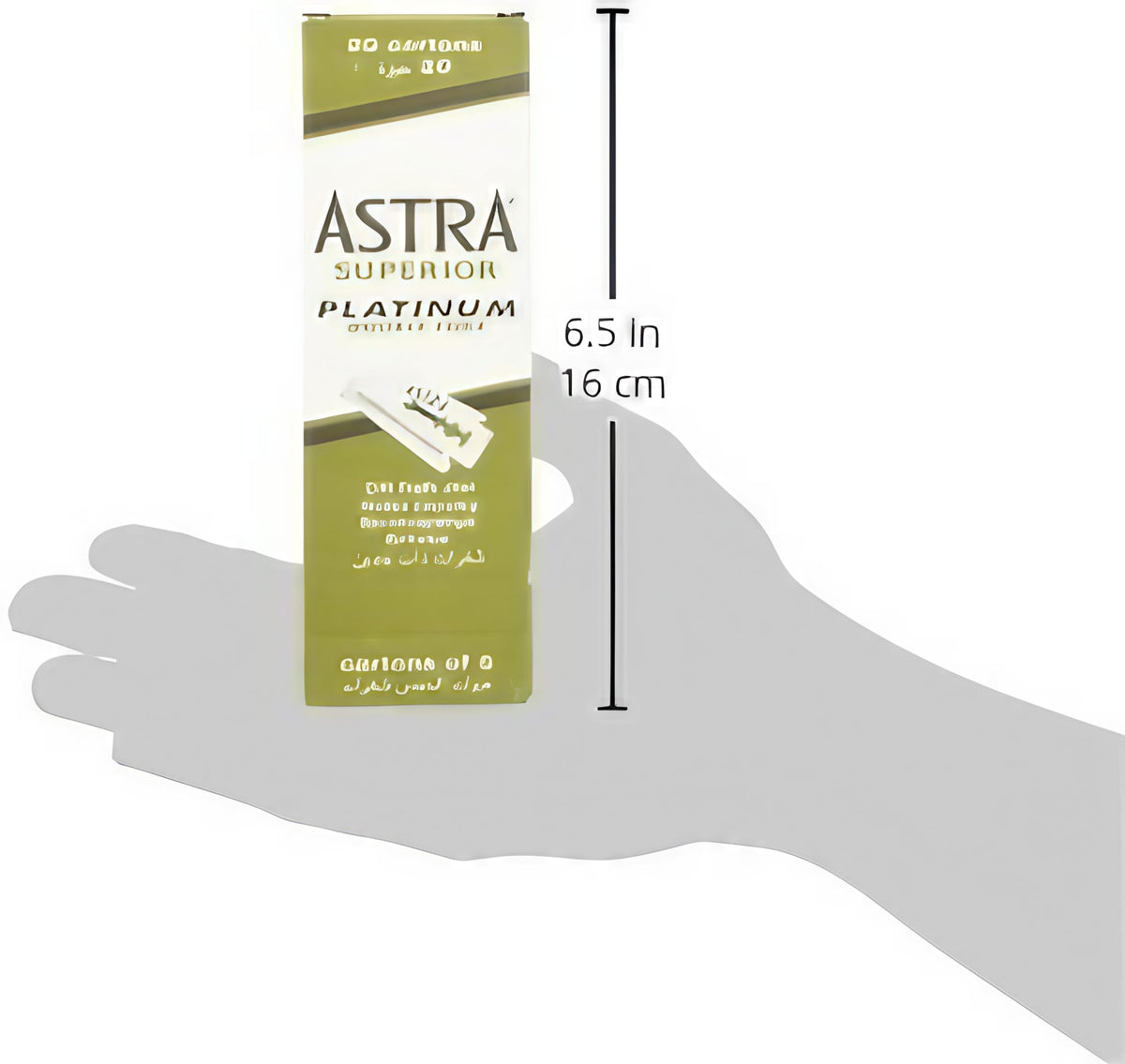 ASTRA multi-pack beside ruler showing compact size for travel and storage