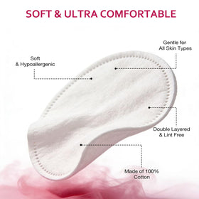 Astraescly close-up of pad texture highlighting soft absorbent pure cotton