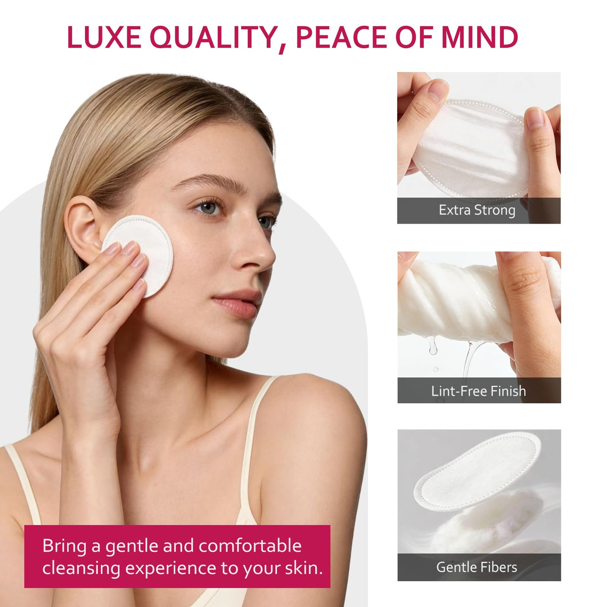 Astraescly pad soaked with toner demonstrating even product distribution