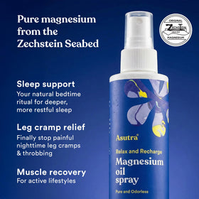 ASUTRA texture on skin illustrating quick absorption benefit