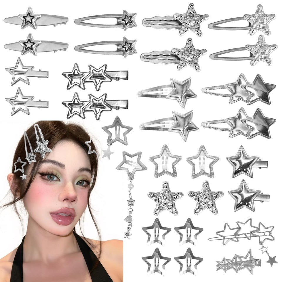 ATCCPYDM front packaging showing full 30-piece silver star clip set and easy gifting