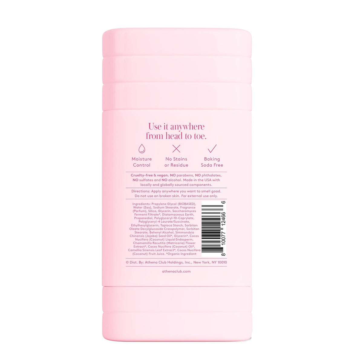 Athena Club Deo tucked inside a travel bag illustrating portability and everyday convenience