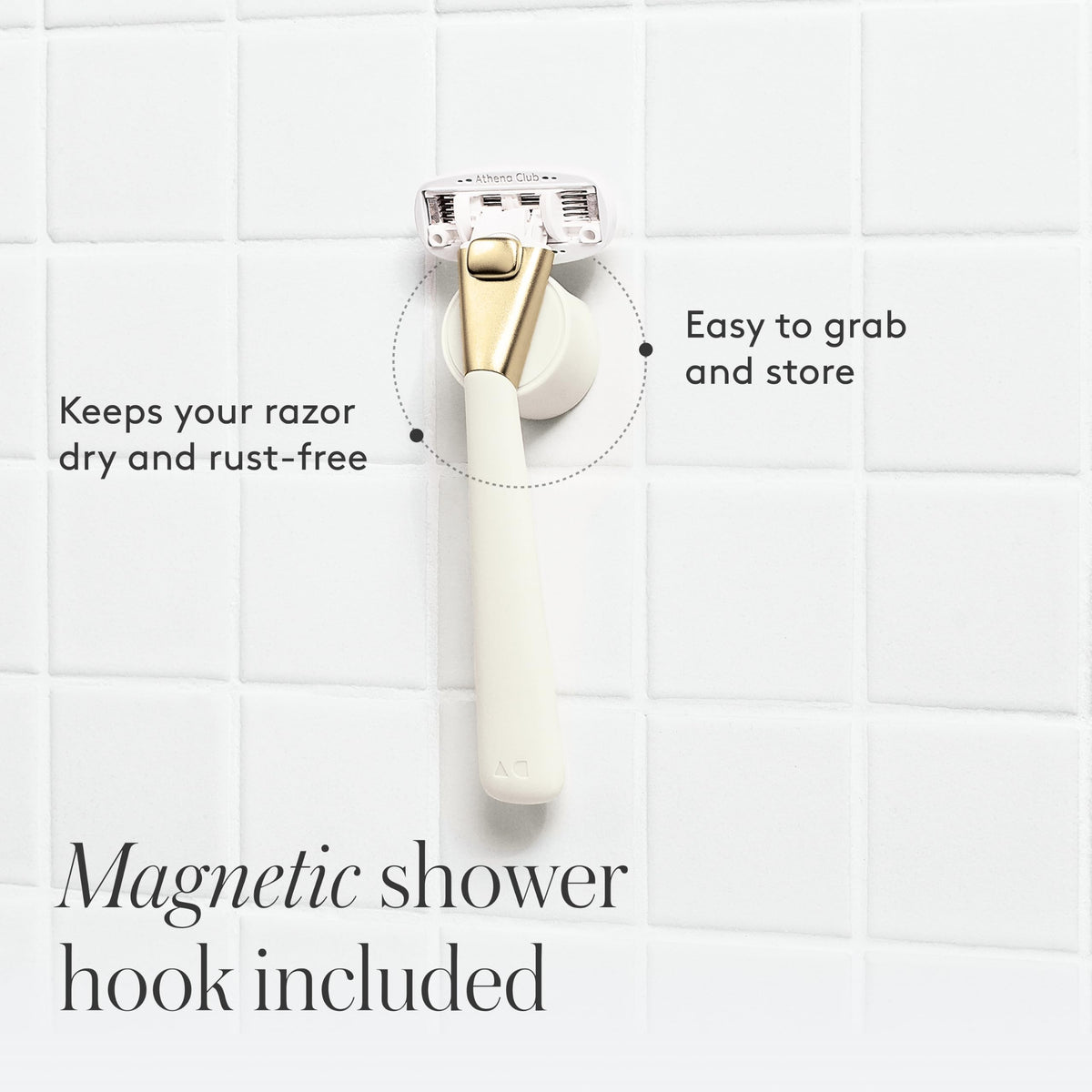 Athena Club lifestyle bathroom setup highlighting kit convenience and style