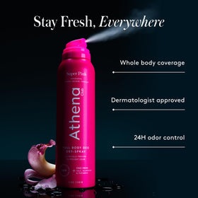 Athena Club side label with ingredients list and clean-formula assurance