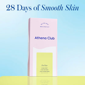 Athena Club wax strip close-up texture highlighting plant-wax formula