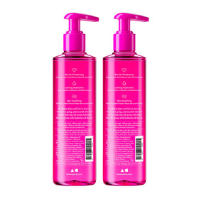 Athena Club in a tropical bathroom setting conveying Super Pink scent escape benefit