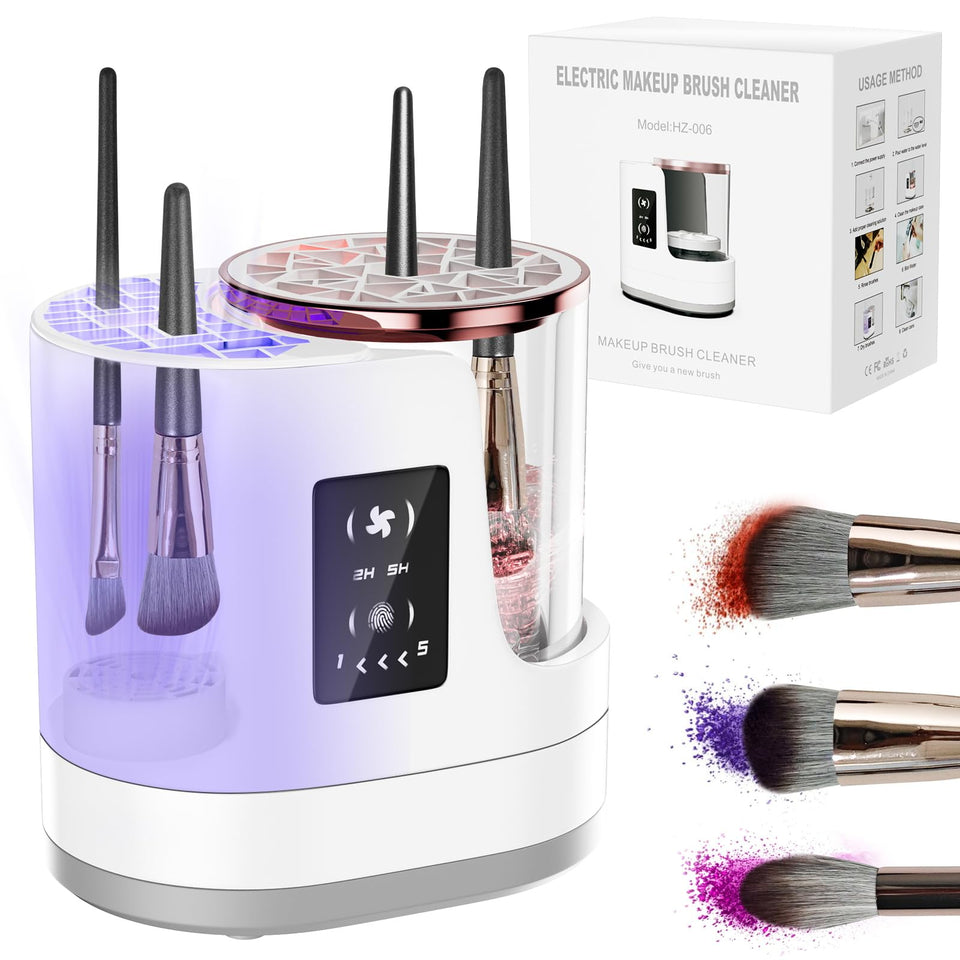ATIDIE front view compact cleaner showing sleek portable design and one-touch benefit
