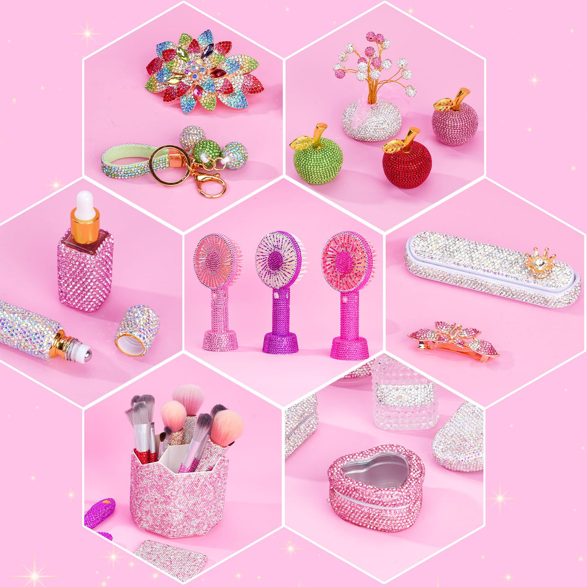 Atifober decorated shoes and phone showing crafted sparkle and finish