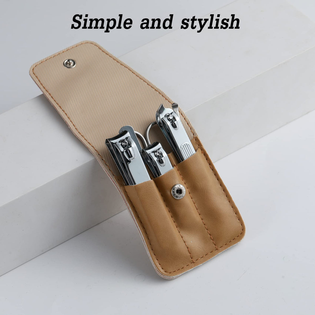atimier PU leather case texture detail showing durable protective finish