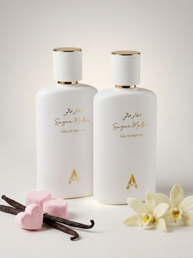 Atralia spray on wrist close-up demonstrating lasting fragrance application