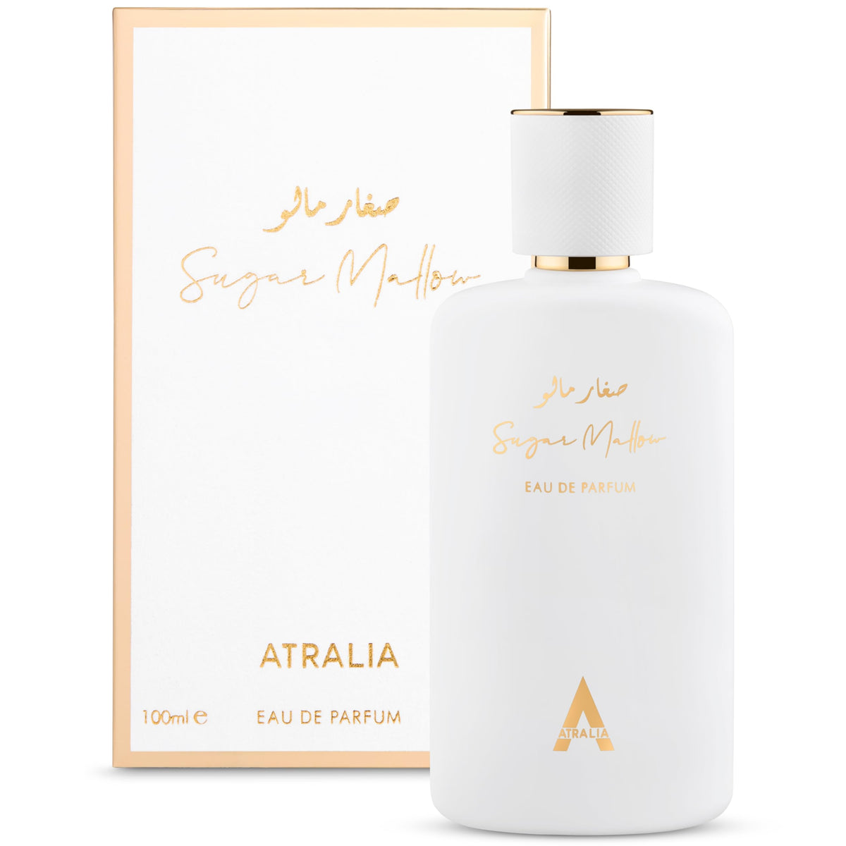 Atralia front bottle view showing elegant 100ml design and gift-ready look