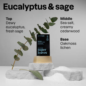 BIO SPECTRA ATTITUDE label highlighting eucalyptus and sage fragrance benefit