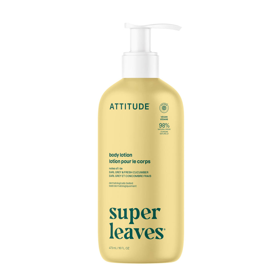 ATTITUDE front packaging showing bottle and scent for clean hydration