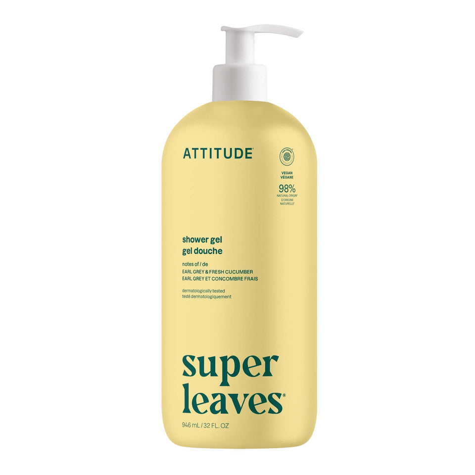 ATTITUDE front-facing bottle shot showing label and scent benefits