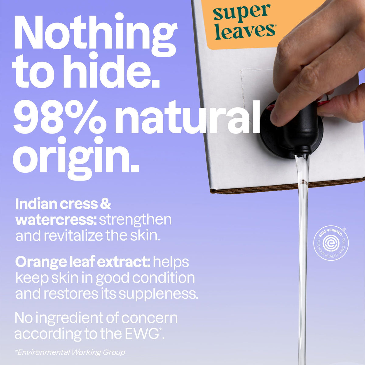 BIO SPECTRA ATTITUDE gel texture pouring from spout showing rich lather potential for gentle cleansing