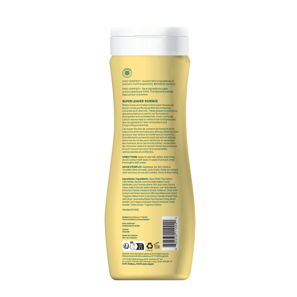 ATTITUDE bottle styled on bathroom shelf showing everyday routine appeal benefit