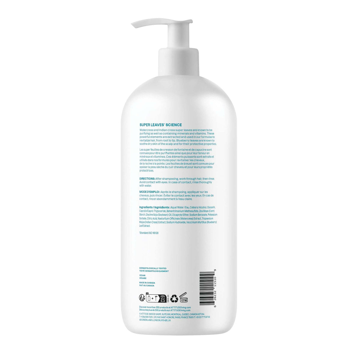 ATTITUDE conditioner in a family bathroom illustrating unisex daily use