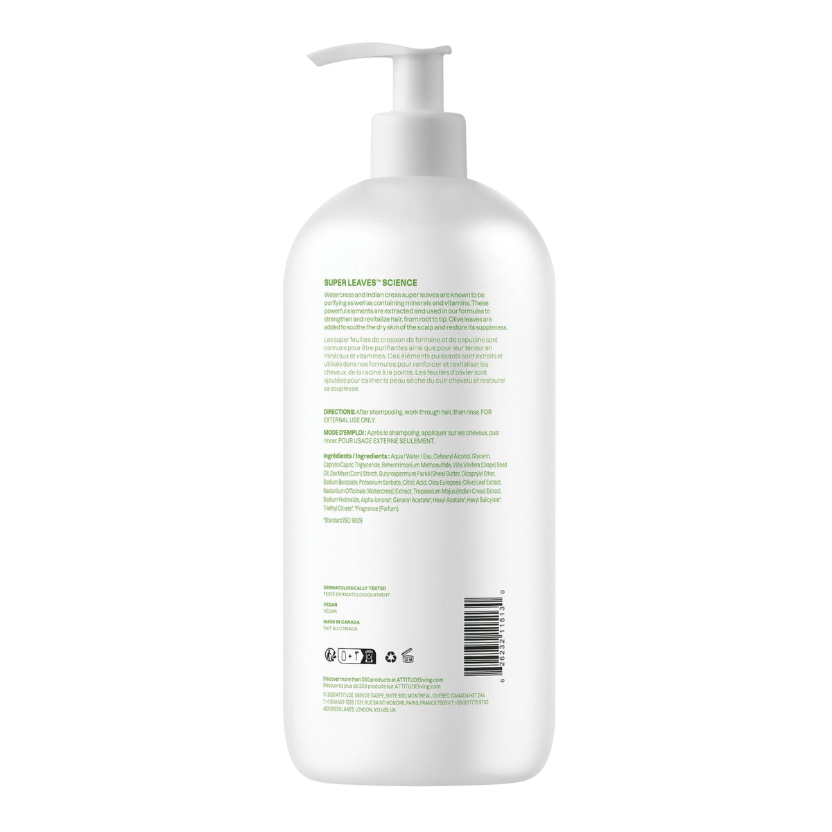 BIO SPECTRA ATTITUDE olive leaf close-up representing scalp-soothing, nourishing benefit